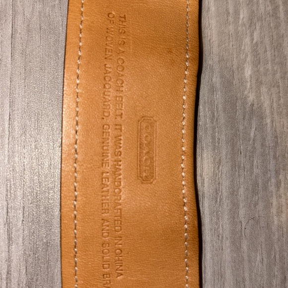 Vintage Coach Butterfly Buckle Belt - Picture 2 of 5